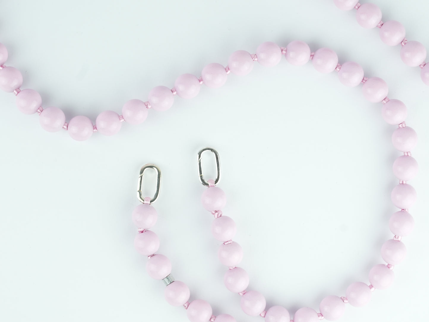 NAGAI Handykette aus Holzperlen in Rosa