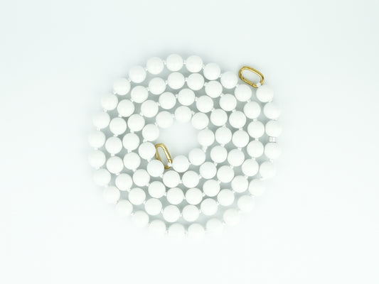 Lange Handykette aus Holzperlen in Weiß | 27x3 | Nachhaltig & Handgemacht