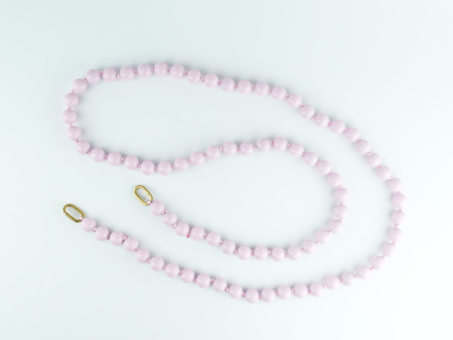 NAGAI Handykette aus Holzperlen in Rosa